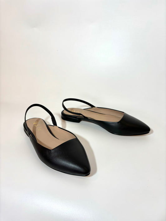 Flats Almendra - negro