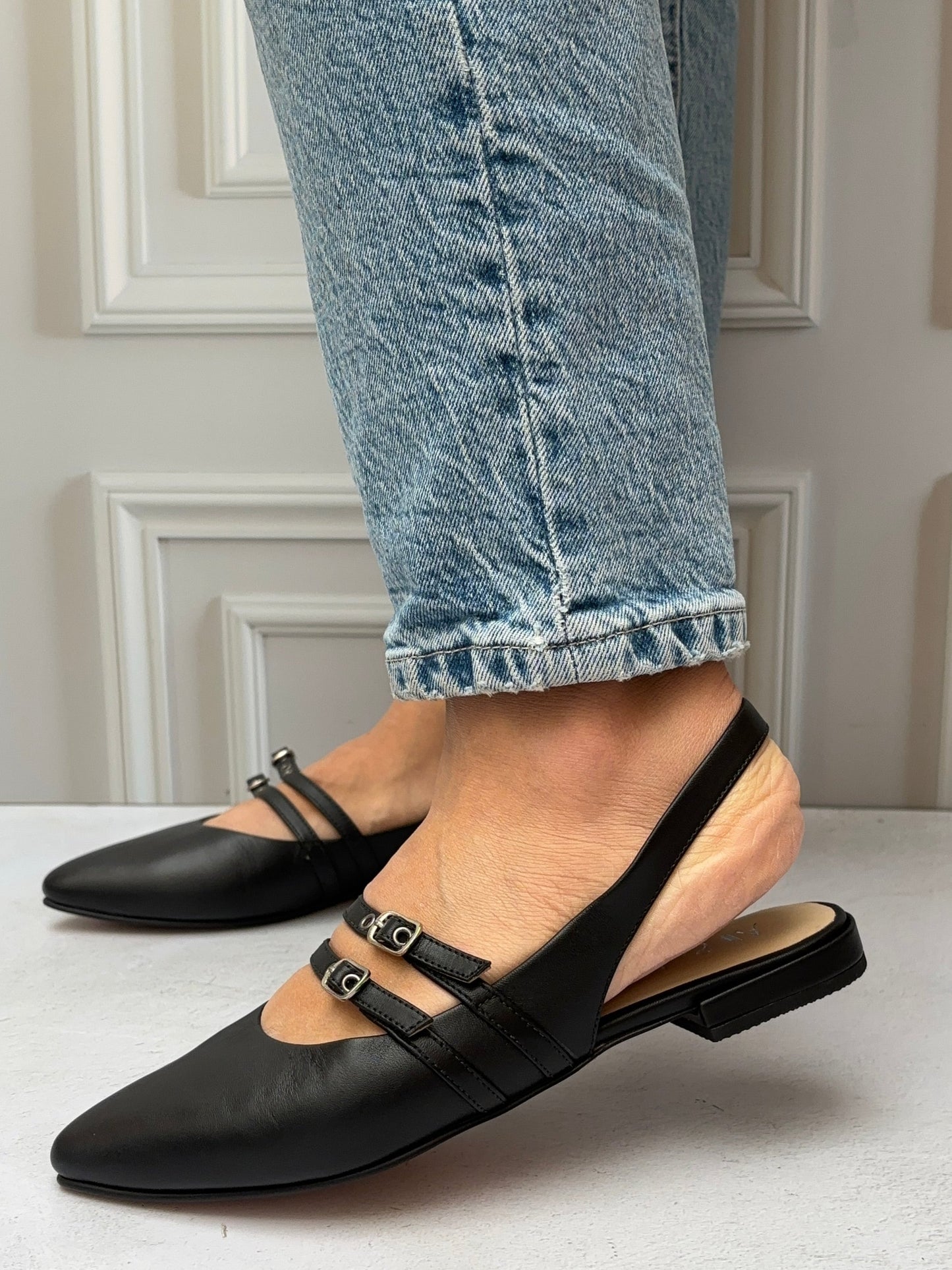 Flats Inés - negro