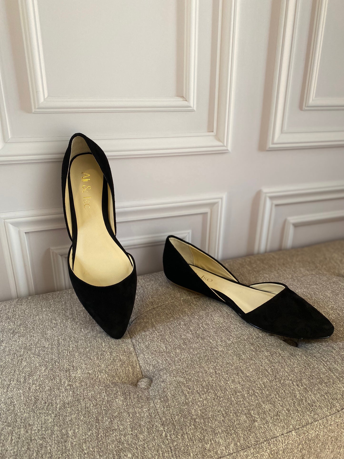 Flats Lili - gamuza guinda