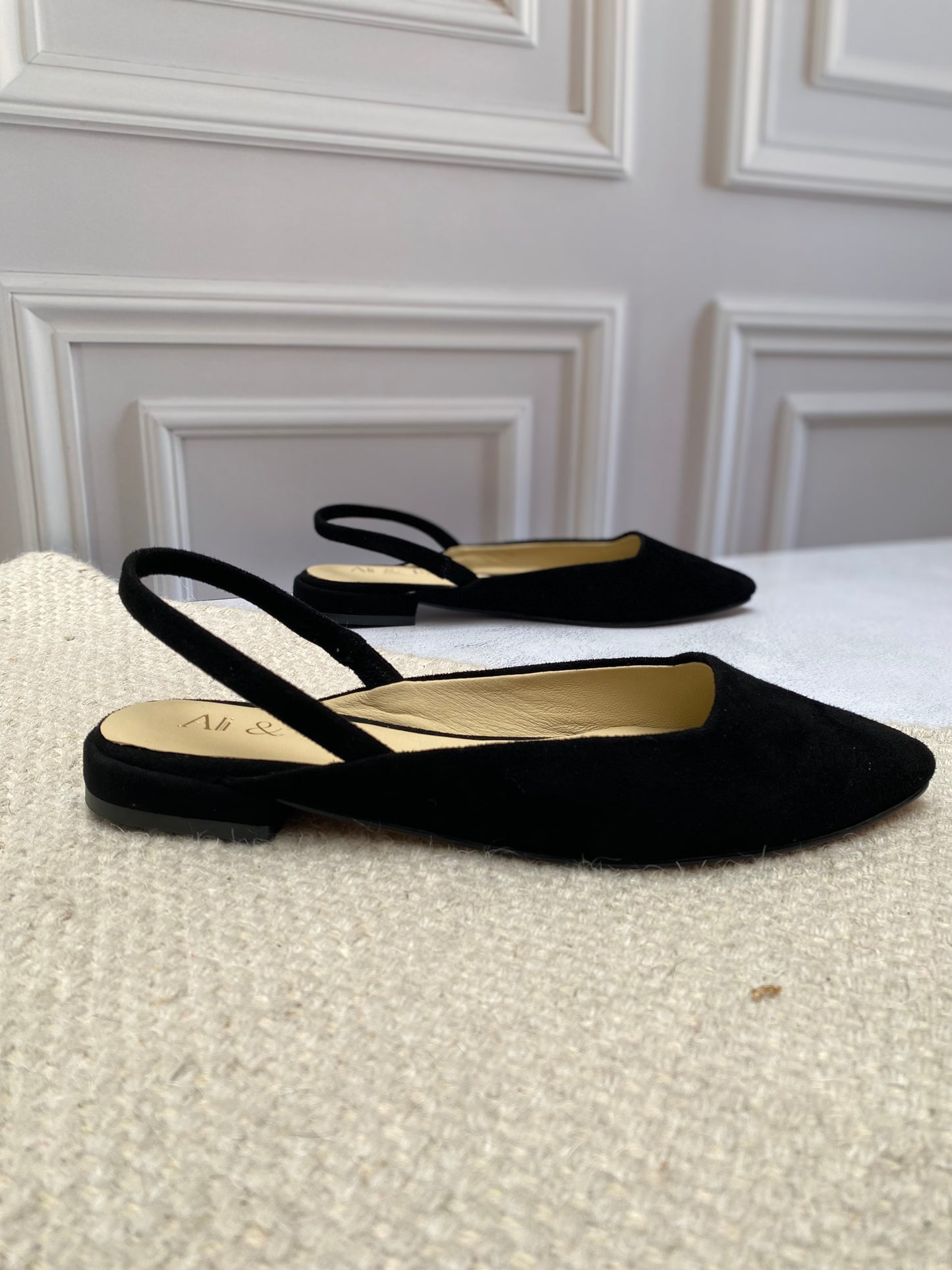 Flats Almendra - gamuza
